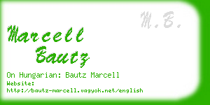 marcell bautz business card